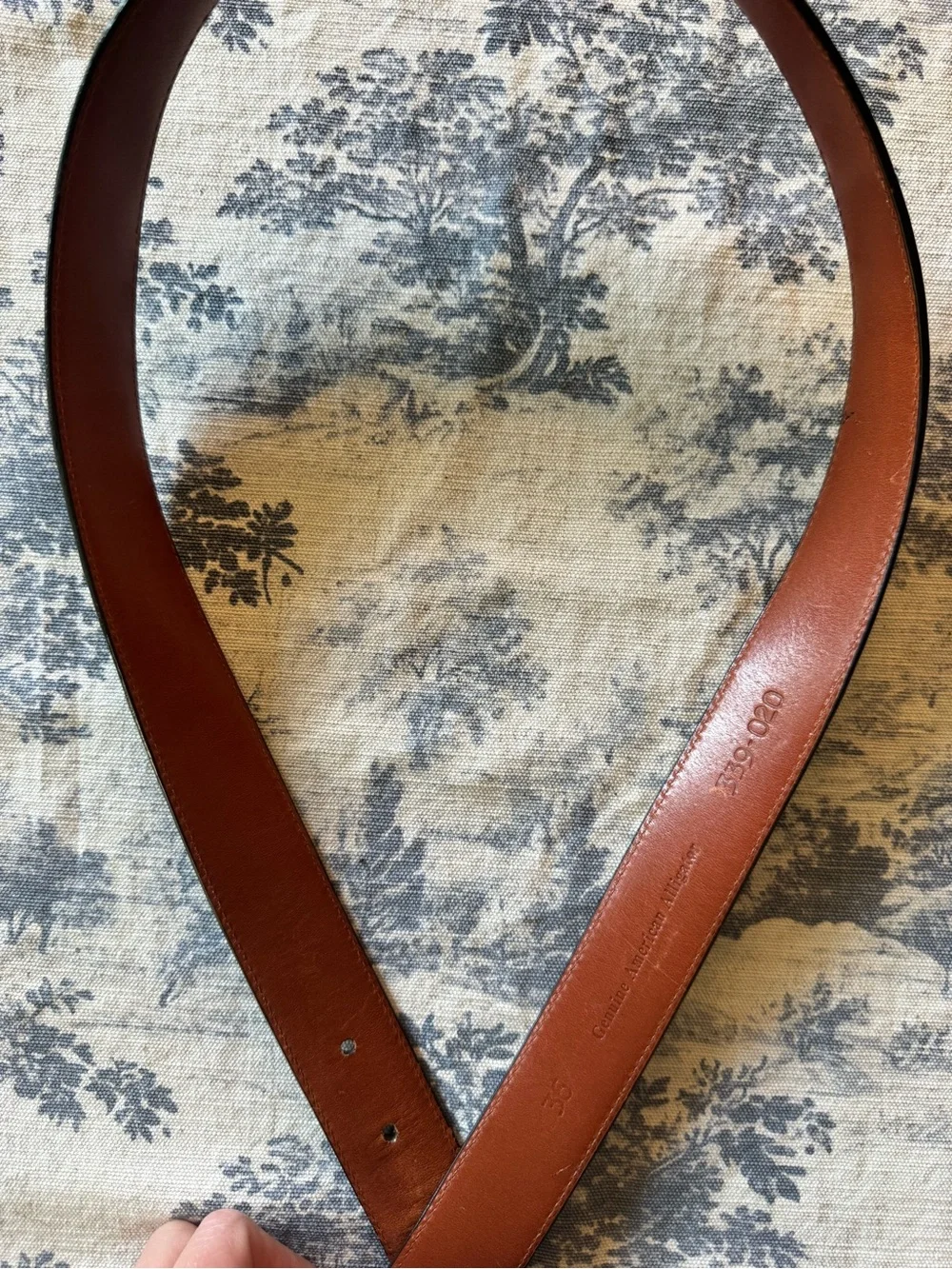 Genuine American alligator belt size 36